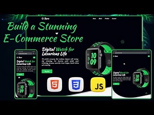 🚀 Build a Stunning E-Commerce Store with HTML, CSS & JavaScript! | Perfect for Beginners!
