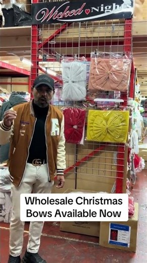 Wholesale Christmas Bows Available Now | Bulk Festive Stock for Retailers 2025