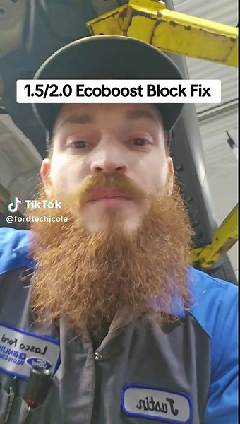 Another 1.5 with coolant intrusion. Short Block replacement. #ecoboost #misfire #coolantintrusion #warranty #bluecollar #fordtech #fordtechjcole #learnontiktok #mechaniclife #techlife