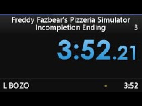 FFPS (FNaF 6) Incompletion Ending Multi-Instances WR Speedrun in 3:52