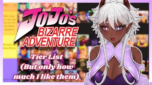 18 ♡ Jojo Tier List bc SBR ep.1 was GAS「✦ !tip !love !bingo ✦」