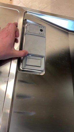 dishwasher soap dispenser not staying