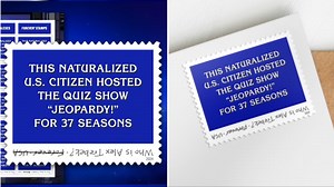 The USPS Commemorates Alex Trebek With a Forever Stamp in the Form of a 'Jeopardy' Question