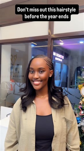 Mbajja james on Instagram: "Benefits of half weave half cornrows; Hair Protection • Cornrows protect your natural hair from daily manipulation. • The weave covers part of your hair, reducing breakage and split ends. • Great for retaining length, especially if your hair breaks easily. #protectivestyle #cornrowstyles #weaveonfleek"