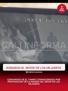 🙏 Comunidad de El Tambo conmocionada por profanación de la imagen del Señor de los Milagros ⛪ La comunidad de El Tambo, en el occidente de Nariño, está profundamente afectada tras la profanación de la imagen sagrada de Jesús Nazareno, conocida como el Señor de los Milagros. Delincuentes hurtaron los anillos y cadenas que adornaban la imagen. Según información preliminar, el responsable del acto sacrílego habría permanecido escondido en la iglesia y, en horas de la madrugada, robó los objetos sa