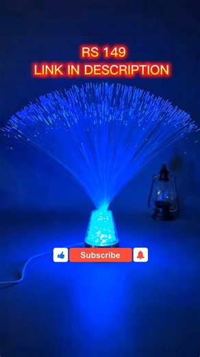 Magic Fiber Optic Lamp ✨🔥 | Relaxing Night Light Vibes #Shorts