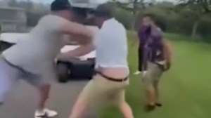 Former hockey player punches rival golfer during brutal on-course fight