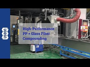 U6 Twin Screw Extruder: High-Performance PP + Glass Fiber Compounding (800kg/h)