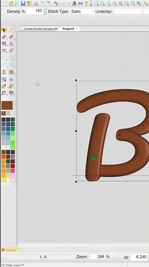 1 Click Custom Borders in DS12 #embroidery #embroiderydesign #embroiderybusiness