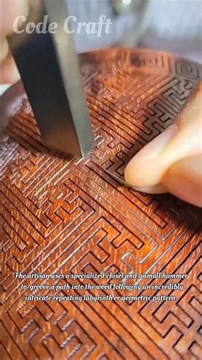 Hand Crafted Metal Wire Inlay