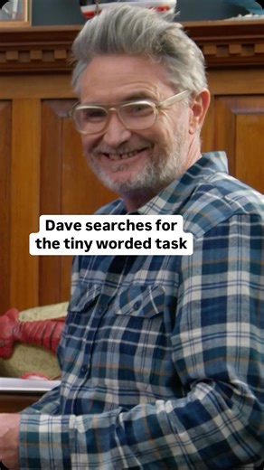 Tom Cashman | Dave searches for the tiny worded task. Full eps on 10Play. #taskmasterau #taskmaster #taskmasteraustralia #comedy #funny #tinytask... | Instagram