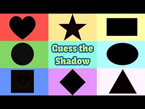 Guess the Shadow of Shapes & Patterns with a Fun Game | Interactive Learning for Kids