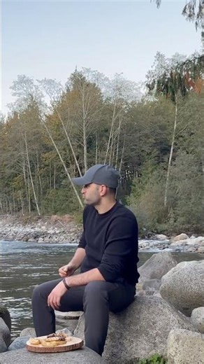 ASMR Outdoor Cooking by the River (Relaxing Day Trip with Nature Sounds)