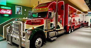 Families can eat inside Coke truck at American diner 40 minutes from Manchester