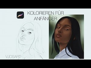 Kolorieren für Anfänger in PROCREATE | deutsch | zeichnen tutorial