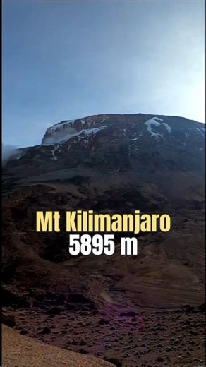 Two days walking to finally see it #mountains #climbing #kilimanjaro