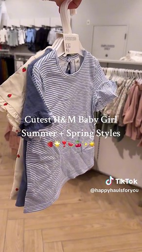 Cutest H&M Baby Girl Summer Spring Styles