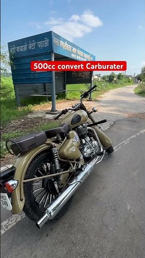 Classic 500cc EFI convert Carburater 🤩😇🙏✅❤️#royalenfield #classic500 #convert #carburator