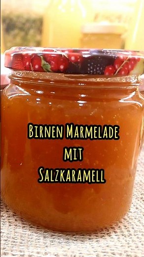 🍐 Birnenmarmelade mit Salzkaramell, eine süß-salzige Leckerei ▪︎ Einfach, schnell und lecker