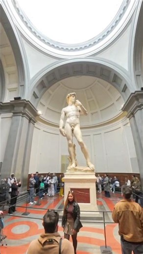Michelangelo's David in Galleria dell’Accademia di Firenze