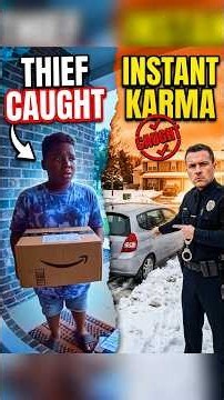 The Most Satisfying Package Thief Instant Karma Moments #caughtoncamera #instantkarma