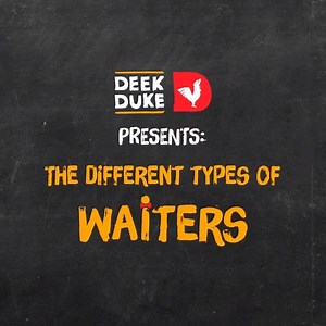 15K views · 16 shares | Salute to all types of waiters ! Happy National Waiter’s Day. | Deek Duke | Facebook