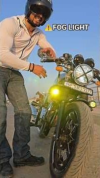 When and how should fog lights be used in a Motorcycle? Best Fog Light || Gt 650 Mr Clean #shorts