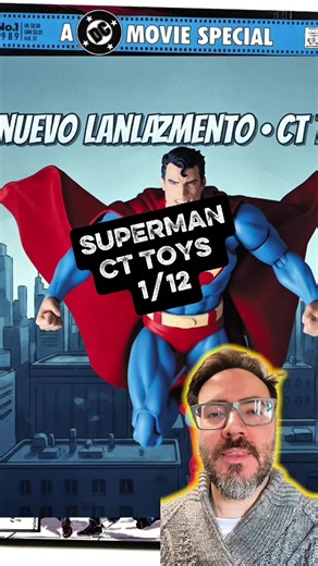 🦸‍♂️🔥 CT TOYS SUPERMAN 117 – PREORDER ABIERTO 🔥🦸‍♂️ Ya está activa la preorden del nuevo Superman 117 de CT Toys, y ojo porque apunta a ser uno de los lanzamientos más interesantes de la marca. 📦 Fecha estimada de envío: 👉 Marzo / Abril (aún por confirmar) ⚠️ Importante: Por ahora NO está confirmado si la figura incluirá: – rostro sonriente – efectos de visión láser En cuanto haya actualizaciones oficiales, os las comunicaré de inmediato, como siempre 👍 💬 De momento, lo que sí sabemos es