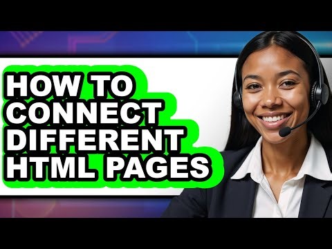 How to Connect Different Html Pages (only Way)