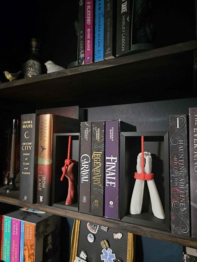 Hand-bound Book Nook Shelf Insert - Gothic Decor, Mystery Book Accessory, Dark Romance - Etsy