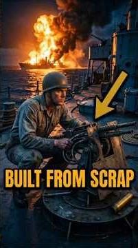 One Engineer Built a Gun from Scrap Then Sank 10 Enemy Ships in Days