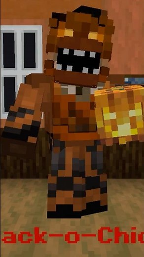 All FNAF 4 Animatronics In Minecraft #minecraft #fnaf #shorts #shortvideo