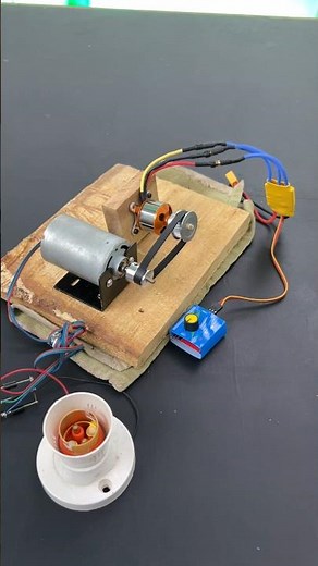 Powerful Drone Motor Generator Project | DIY High-Efficiency Power Generation #shorts #generator