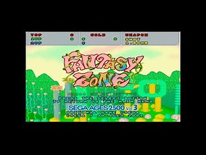 SEGA Classics Collection - PS2 - Fantasy Zone - Arcade Mode Full Playthrough