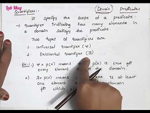 Predicates and Quantifiers in Artificial Intelligence|| #youtube #artificialintelligence #ai #videos
