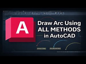How to Draw Arc Using All Methods in AutoCAD (2025)