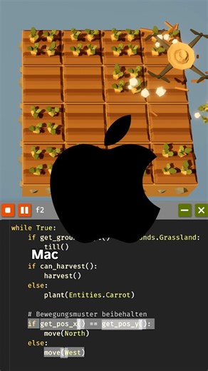 Metaroot on Instagram: "We finally did it! 🥳 You can now play The Farmer Was Replaced on MacOS! Try it out now! To celebrate the Steam Winter Sale, we are offering a 20% discount on the game! 🎉 #macos #Steam #indiegame #python #programming #indiegames #learntocode"