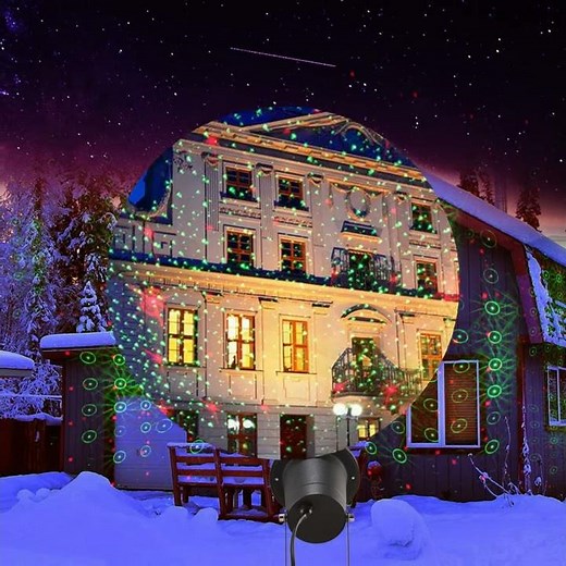Laser Christmas Lights, Outdoor Laser Light Projector Christmas