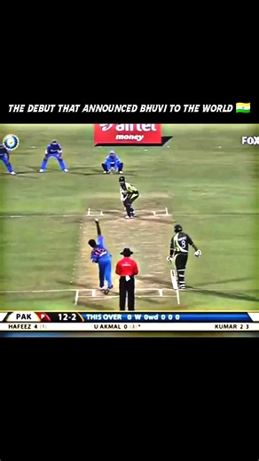 Bhuvneshwar Kumar debut Match