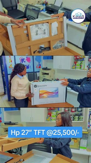 HP 527sf TFT Monitor – KES 25,500! Upgrade your screen today. Perfect office monitor in Kenya – crystal clear display, ideal external monitor for laptop, and great for multitasking or gaming. DM / WhatsApp to buy monitor in Kenya today or visit our shop before stock runs out! #MonitorsKenya #TechDealsKenya #OfficeSetupKenya #TFTMonitorKenya #BuyMonitorKenya