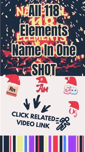 🔥Click ▶️ Link Button on this Screen to Actually Watch 118 Element Names in One SHOT💥