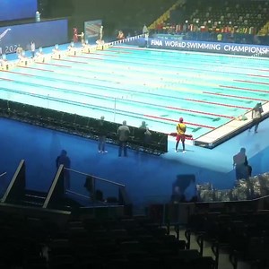 Watch this awesome time-lapse footage of a world championship swimming pool being built from the ground up. Credit: World Aquatics | Builder: Myrtha Pools | Pool Magazine