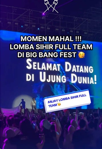 Konser Lomba Sihir di Big Bang Fest 2025