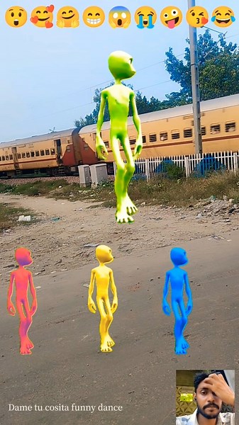 Dame Tu Cosita 👽😂 Crazy Alien Dance | Funny Dance #Shorts Day 81