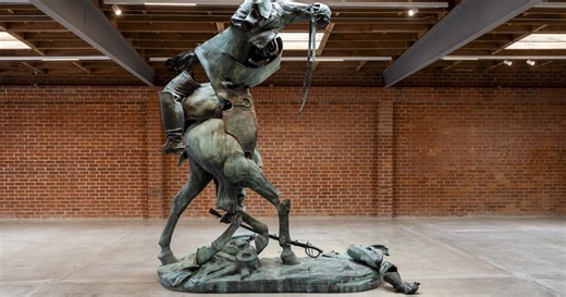 Confederate monuments were toppled. New exhibition redefines the structures as Trump reinstalls them