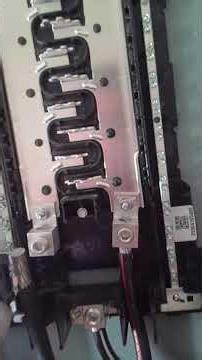 main lug 4/0 aluminum install for @200 amp panel electrical#electricalbreaker
