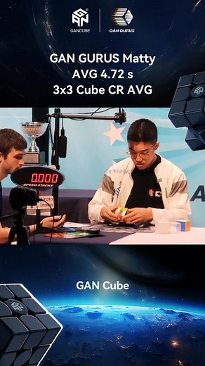 Refreshing the 3x3 cube North American Record with an unbelievable 4.72s AVG. 🎉 Nice solve, Matty! Comp: CubingUSA All-Stars 2025 #GANCUBE #GANSpeedcube #GANGURUS #cubingworld #cubingcompetition #cubingcommunity #speedcube #speedcuber #records #continentalrecords | GANCUBE