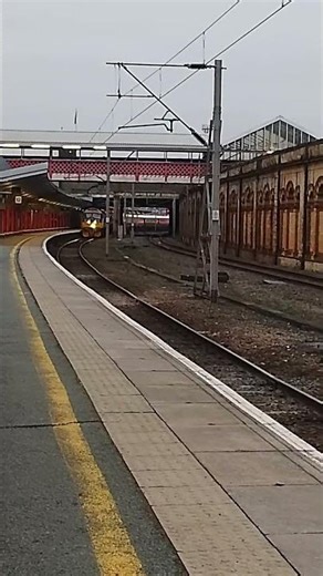 intercity 47 593 Galloway Princess crawls into Crewe with the statesman from Appleby