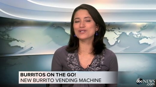 Vending Machine Dispenses Hot Burritos