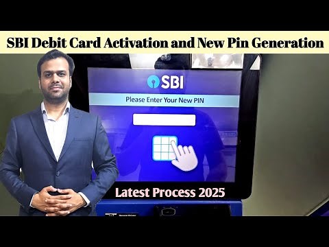 Sbi debit card Activation and new pin generation latest process 2025 | sbi atm card pin generation